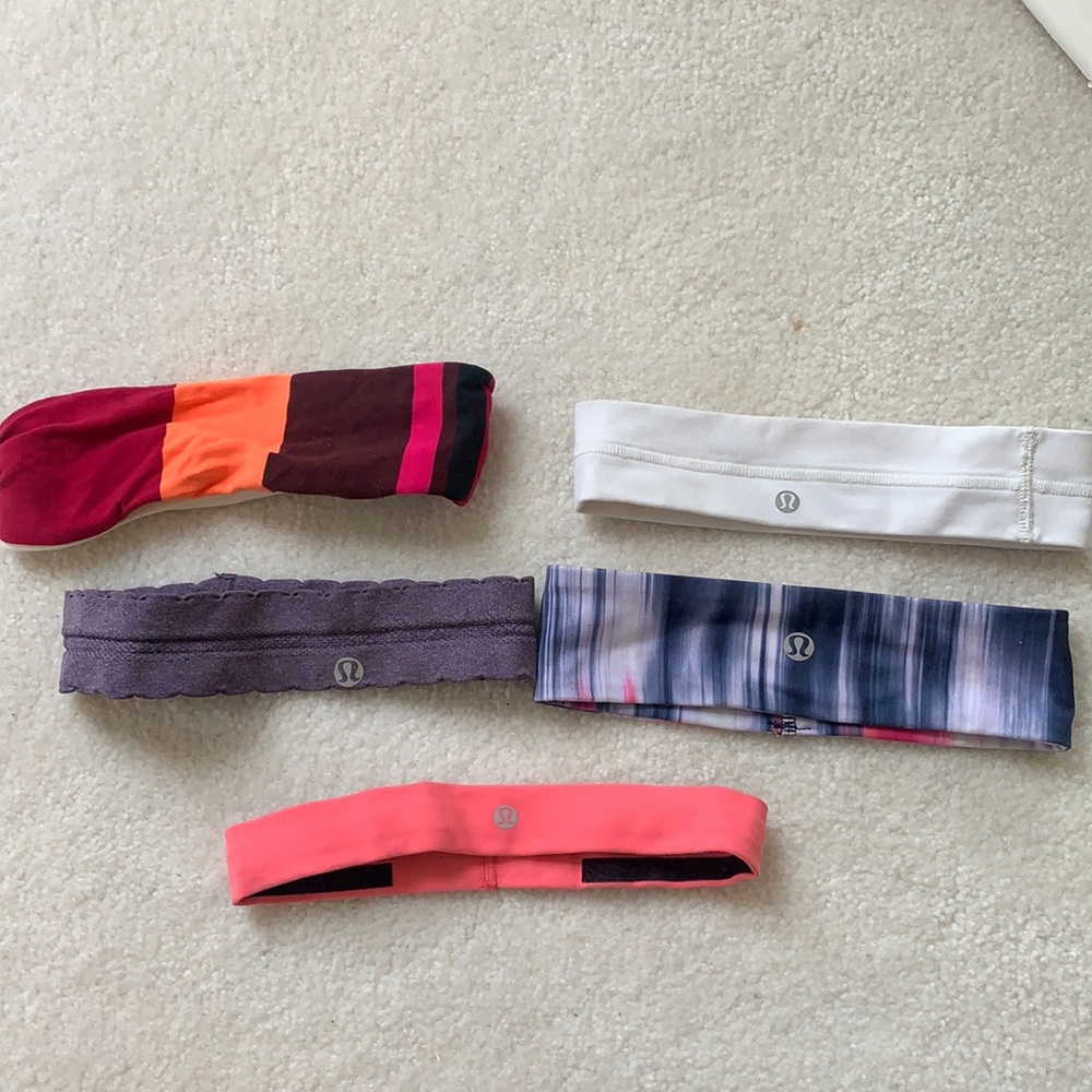 Assortment of Lululemon headbands (5) total! Great condition!